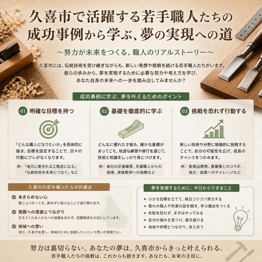 若手職人の成功事例