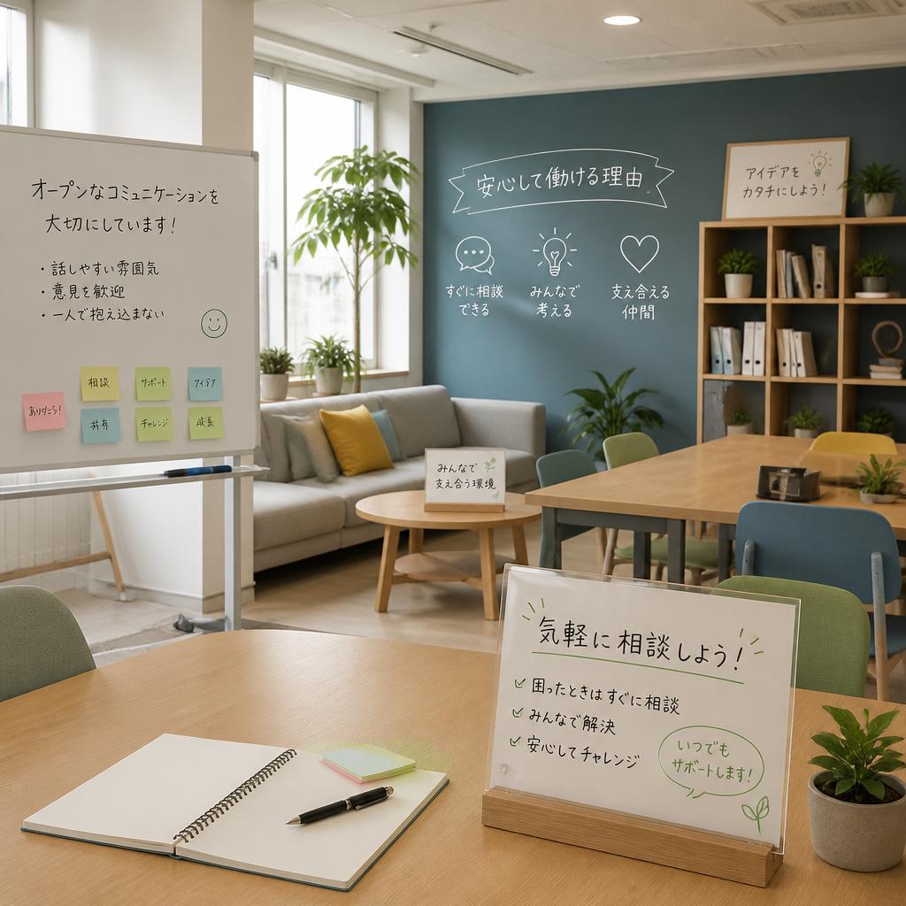 チームで支え合う職場