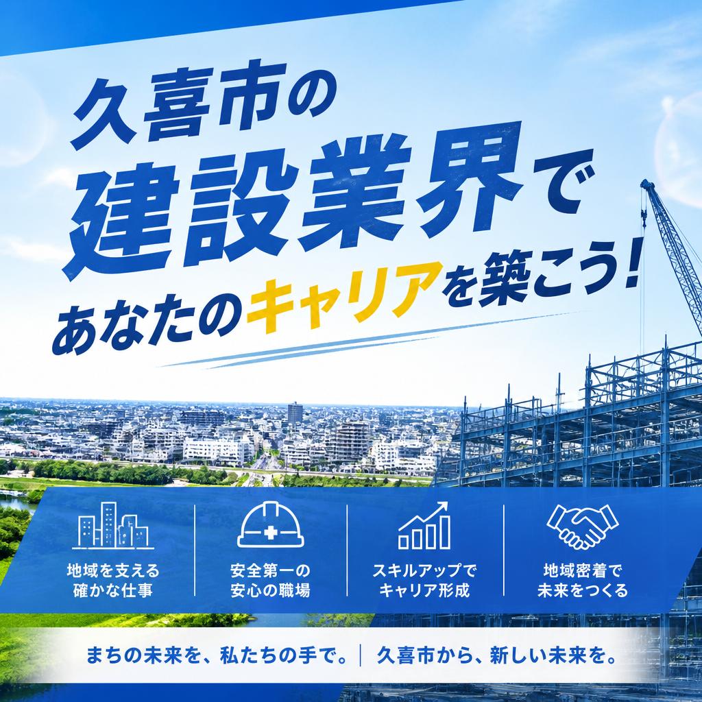久喜市の建設業界であなたのキャリアを築こう！