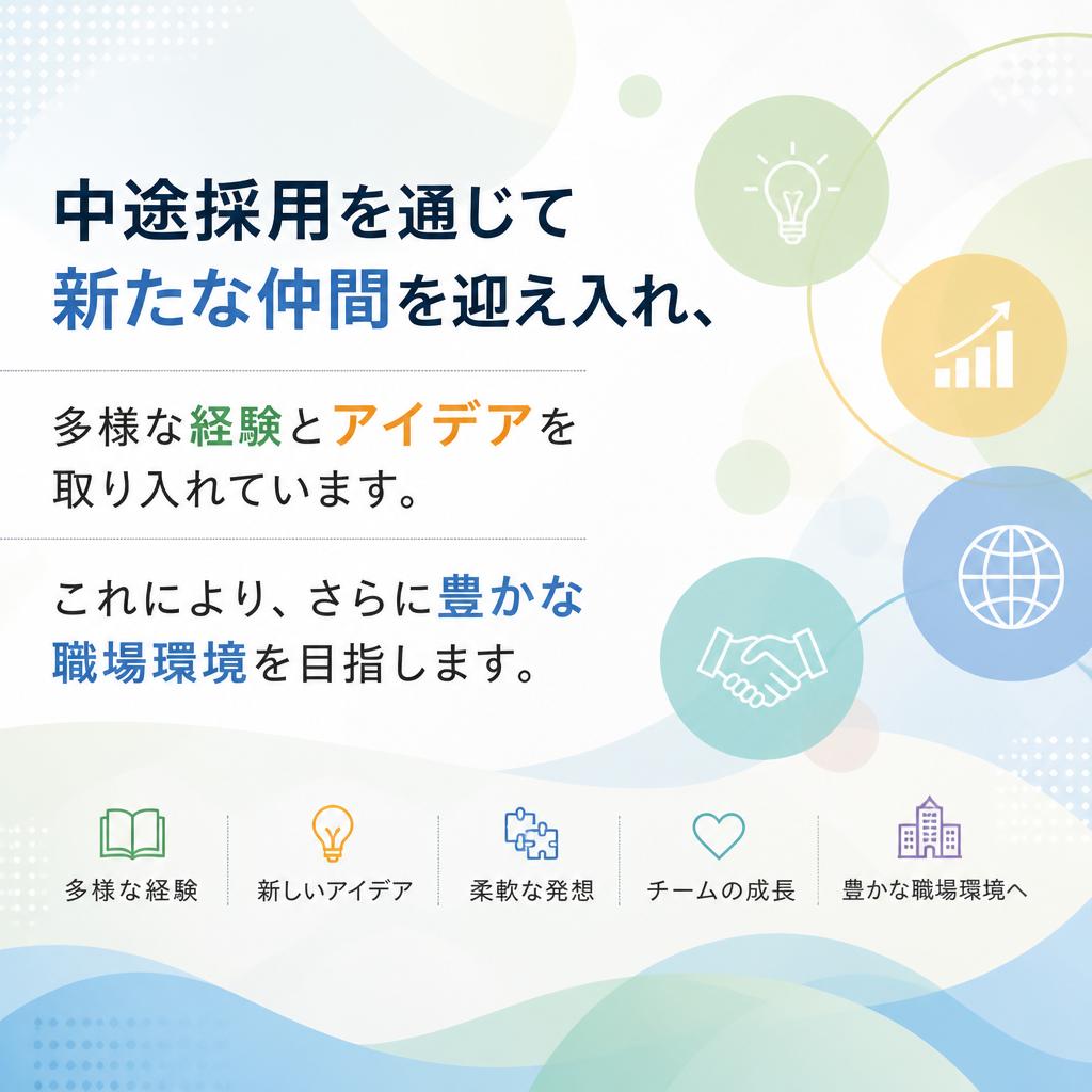 中途採用のメリット