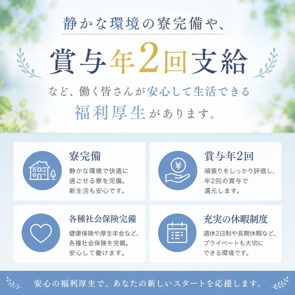 福利厚生充実