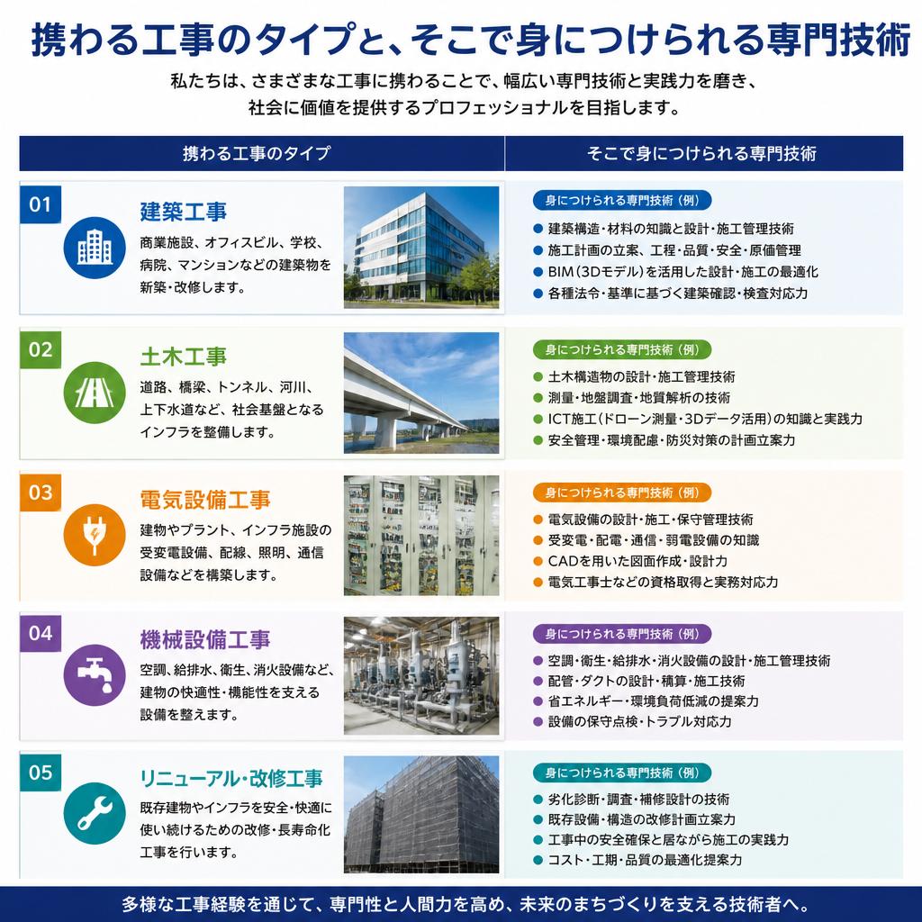 身につくスキルと実績