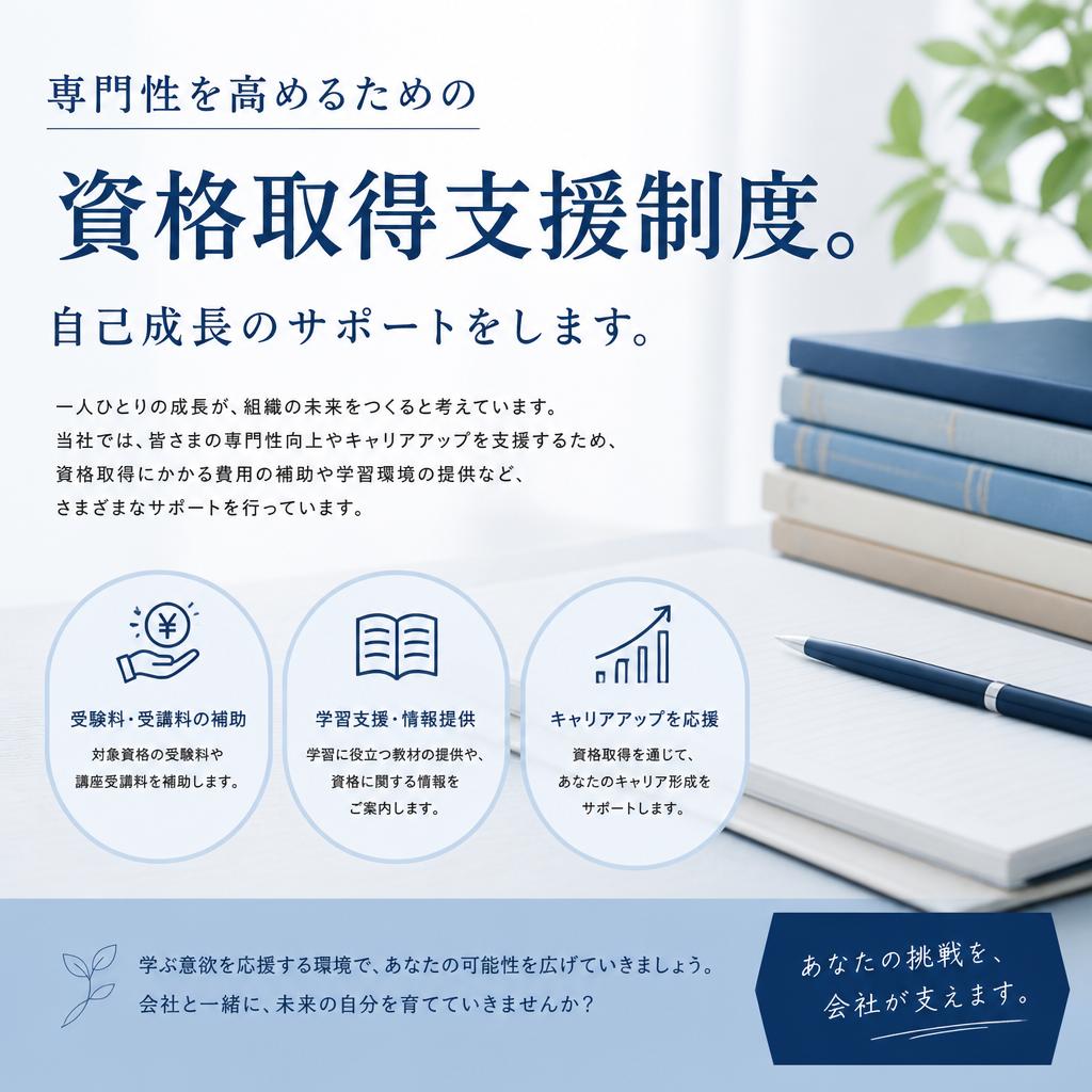 4. 資格取得支援