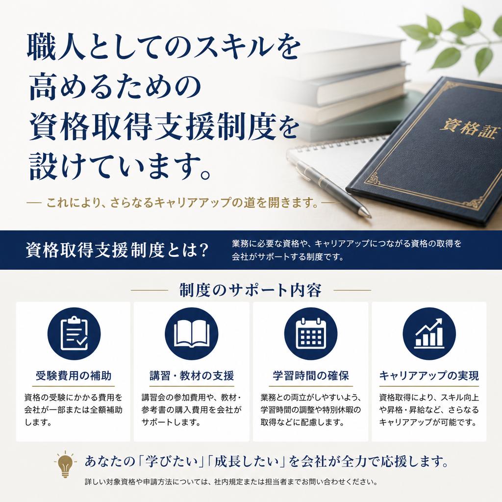資格取得支援制度