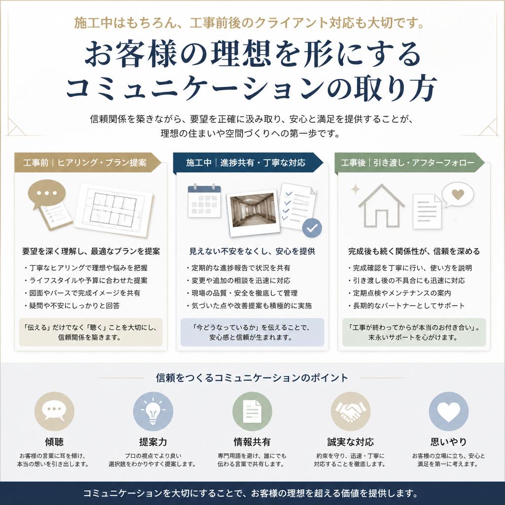 クライアントとのコミュニケーション