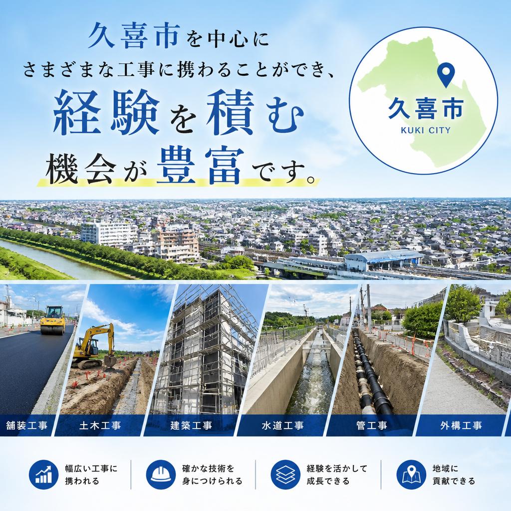 多様な施工現場